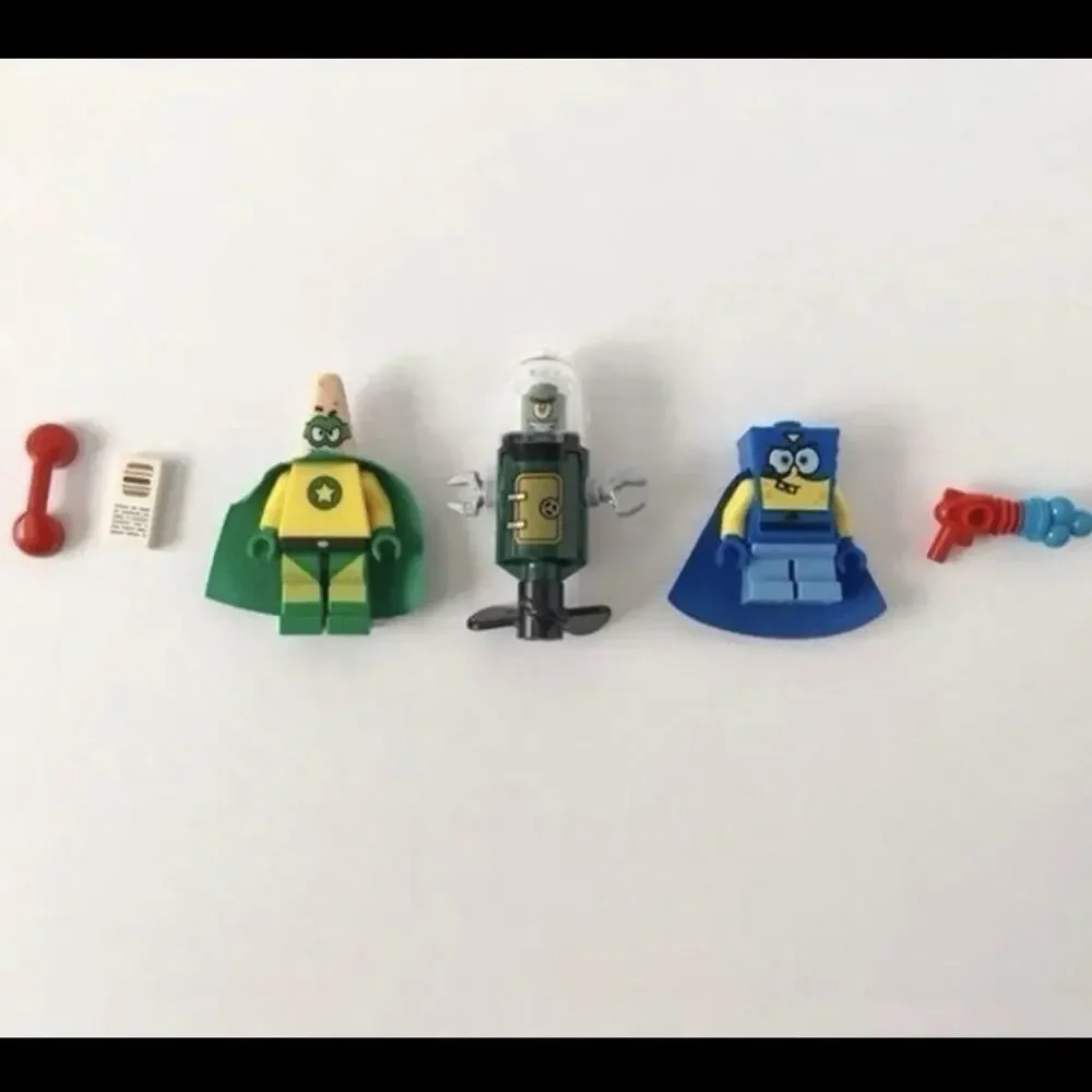 Lego 3815 SpongeBob Complete Heroic Heroes of the Deep Building Toy Set + Manual
